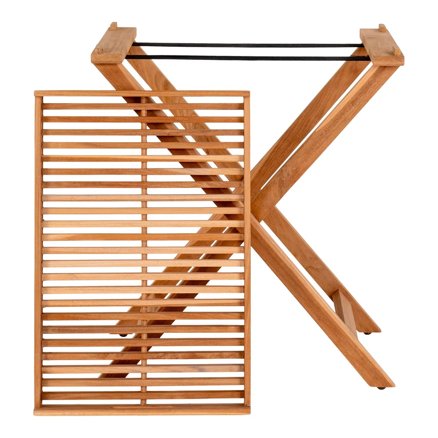 Teakfa tálcás magas asztal