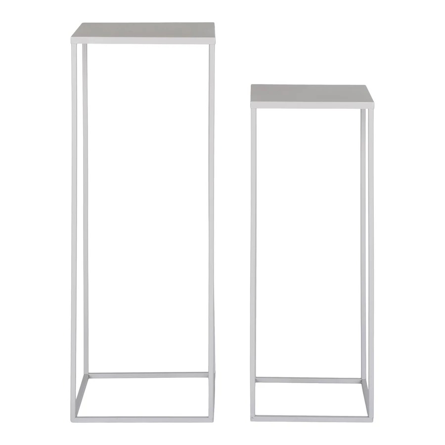 Szürke virágállvány 2 db-os szett