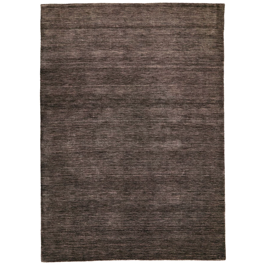 Sötétbarna prémium gyapjú szőnyeg Panorama Uni 200 x 140 cm