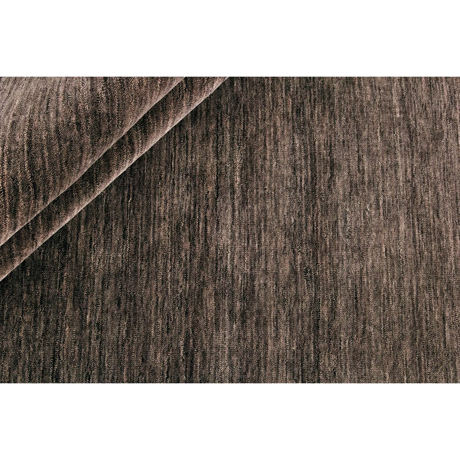 Sötétbarna prémium gyapjú szőnyeg Panorama Uni 240 x 170 cm