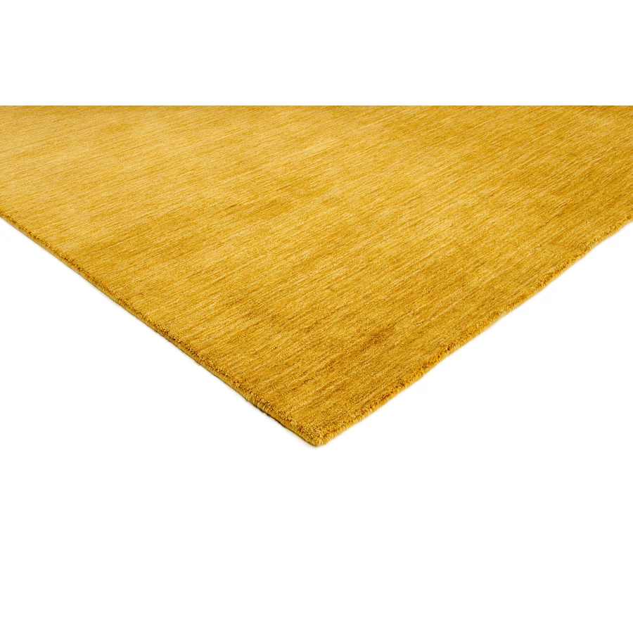 Aranysárga prémium gyapjú szőnyeg Panorama Uni 200 x 140 cm