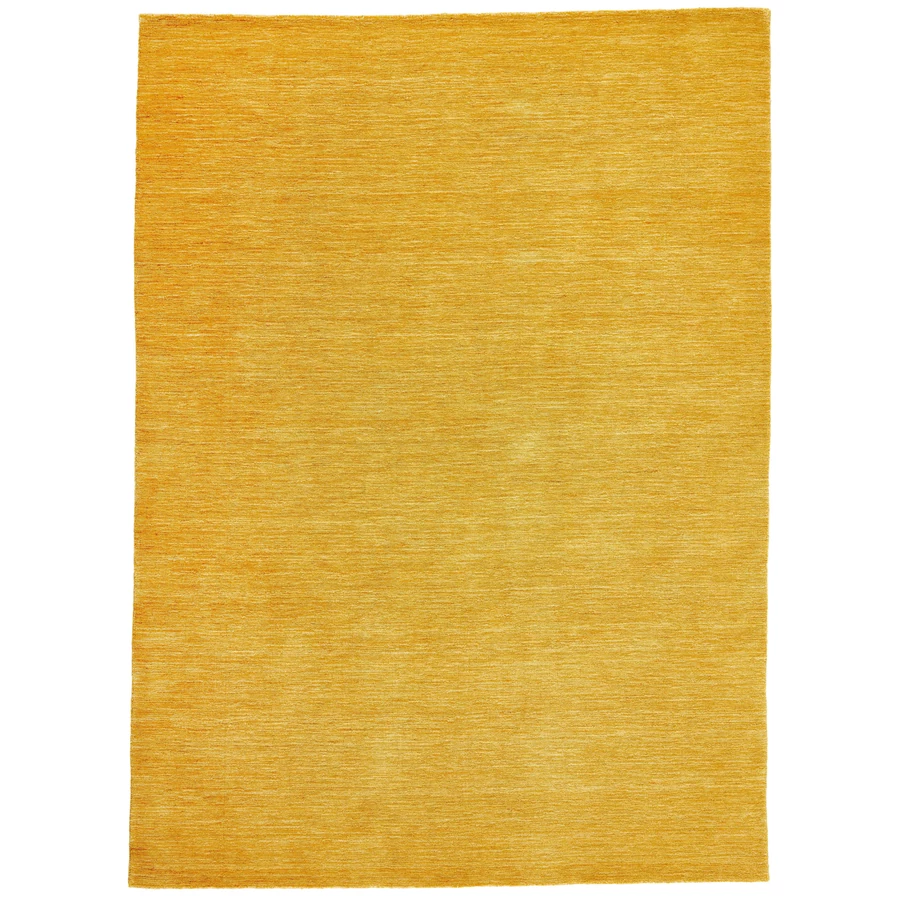 Aranysárga prémium gyapjú szőnyeg Panorama Uni 300 x 200 cm