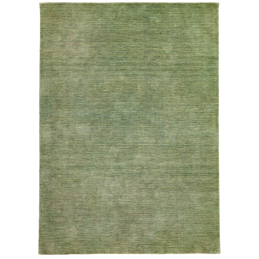 Zöld prémium gyapjú szőnyeg Panorama Uni 160 x 90 cm