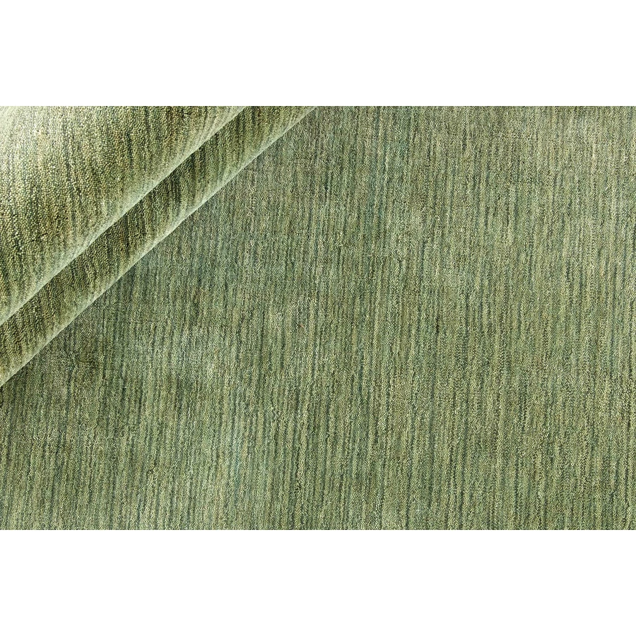 Zöld prémium gyapjú szőnyeg Panorama Uni 300 x 200 cm