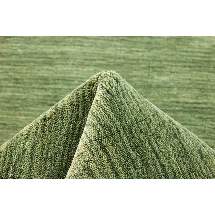 Zöld prémium gyapjú szőnyeg Panorama Uni 300 x 200 cm