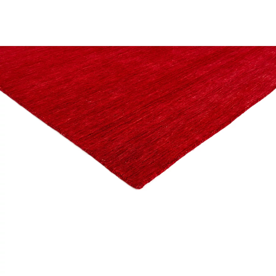 Piros prémium gyapjú szőnyeg Panorama Uni 300 x 200 cm