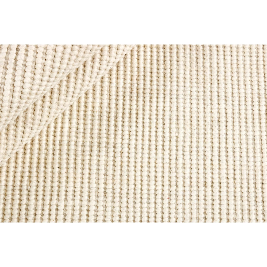 Gyapjú szőnyeg fehér Nordic Flair 300 x 80 cm