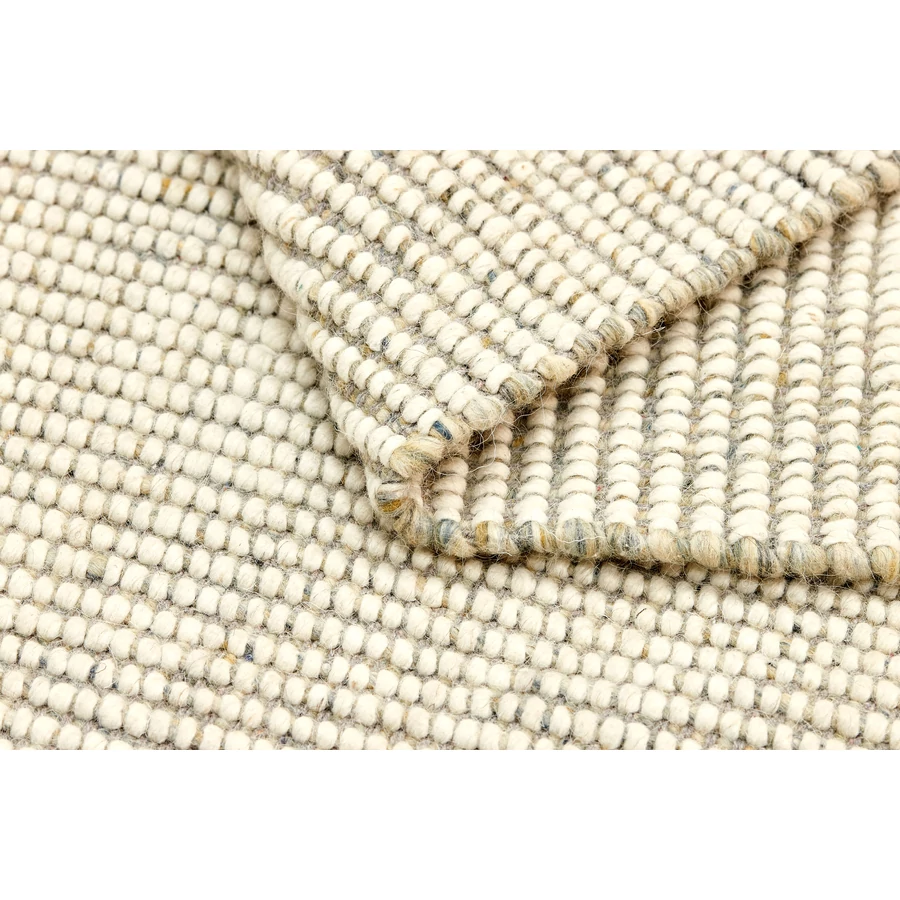 Gyapjú szőnyeg szürke Nordic Flair 200 x 80 cm