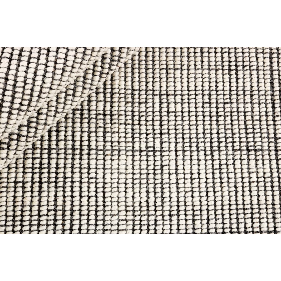 Gyapjú szőnyeg acélszürke Nordic Flair 200 x 80 cm