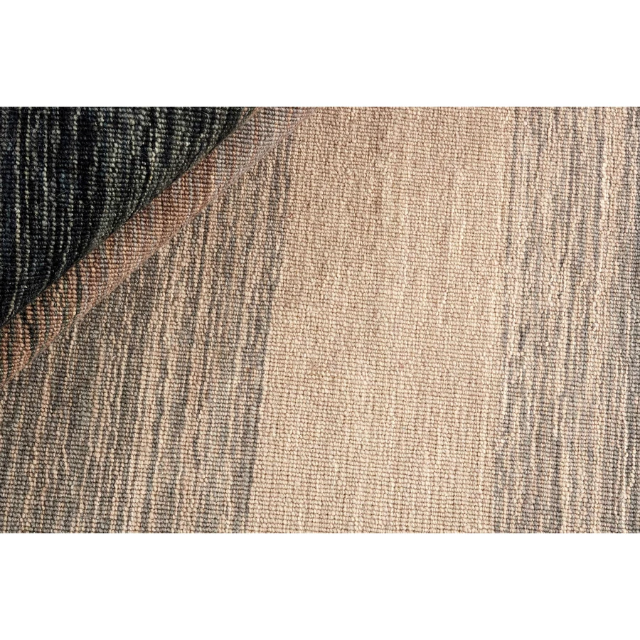 Fekete és szürke gyapjú kilim szőnyeg 200 x 80 cm