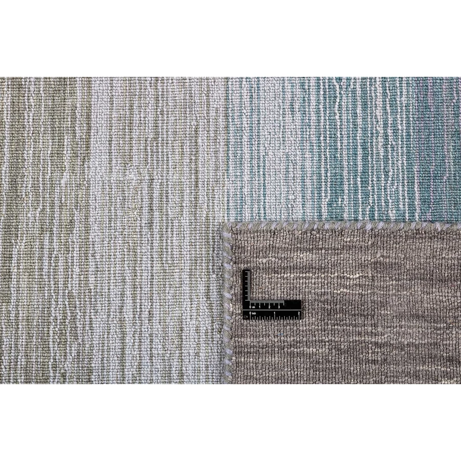 Kék és szürke gyapjú kilim szőnyeg 160 x 90 cm