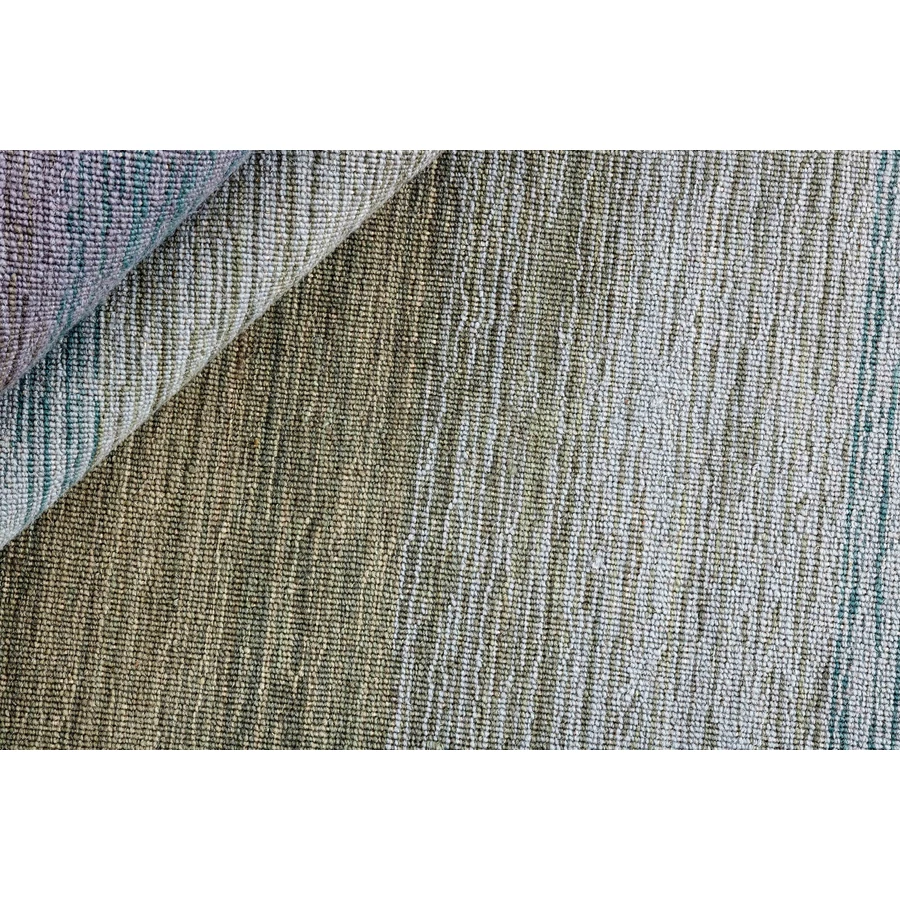 Kék és szürke gyapjú kilim szőnyeg 300 x 80 cm