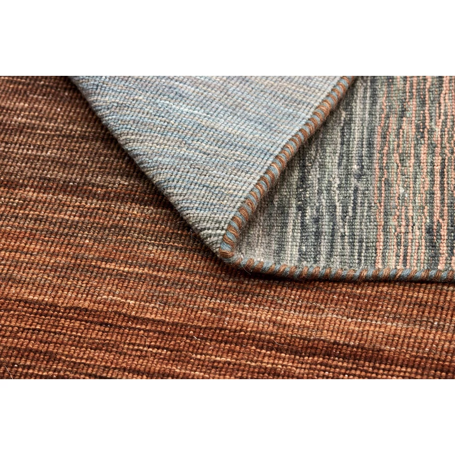 Barna színes gyapjú kilim szőnyeg 300 x 80 cm