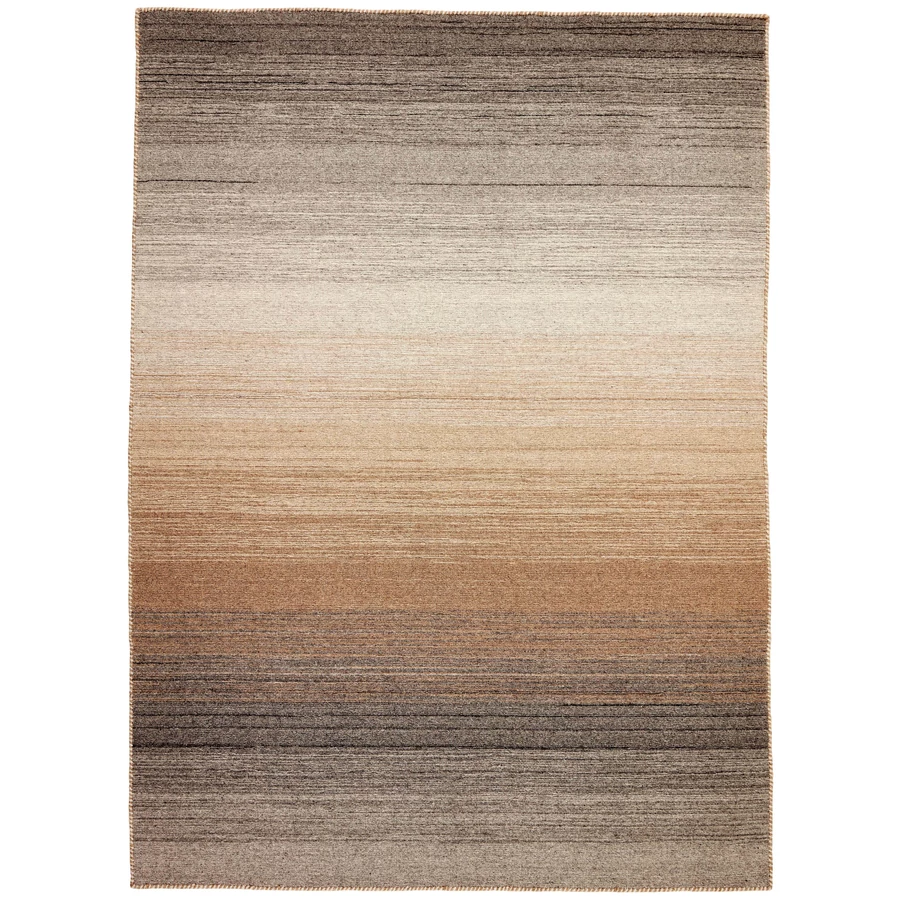 Barna gyapjú kilim szőnyeg 200 x 140 cm