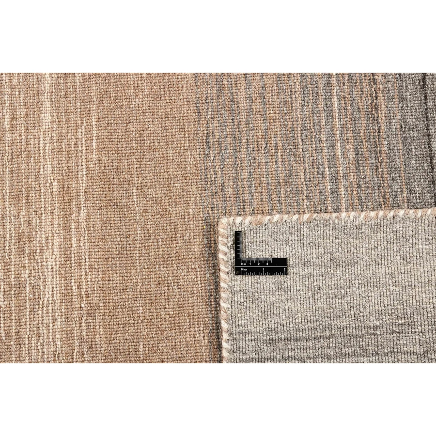 Barna gyapjú kilim szőnyeg 300 x 200 cm