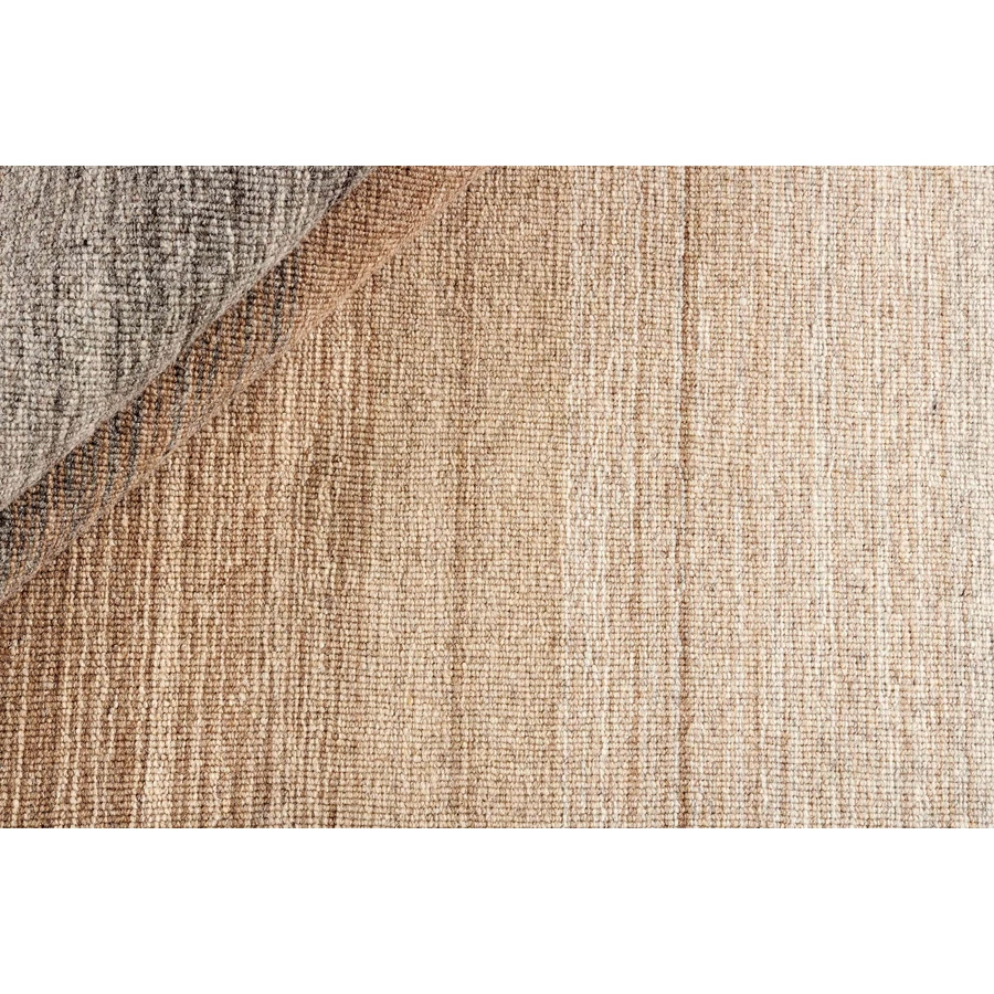 Barna gyapjú kilim szőnyeg 300 x 200 cm