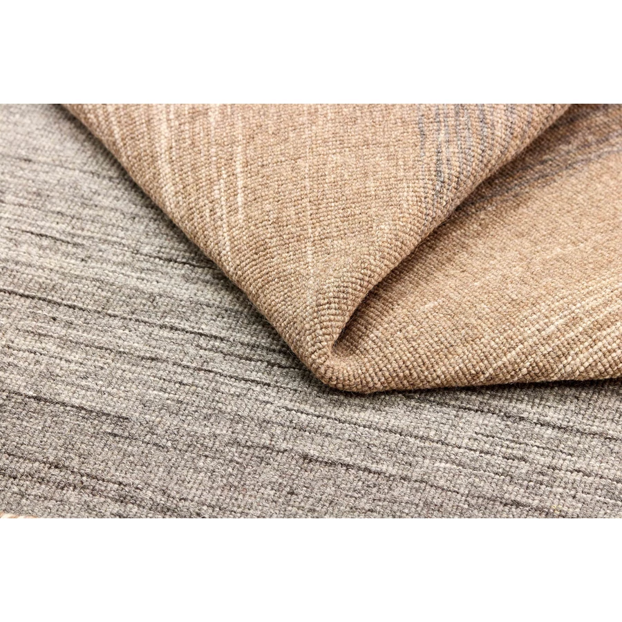 Barna gyapjú kilim szőnyeg 300 x 200 cm