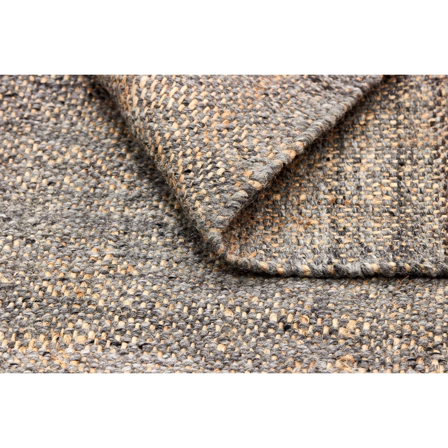 Sötétszürke gyapjú szőnyeg Nordic Flair 300x200 cm