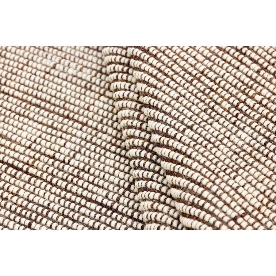 Gyapjú szőnyeg barna Nordic Flair 200 x 140 cm