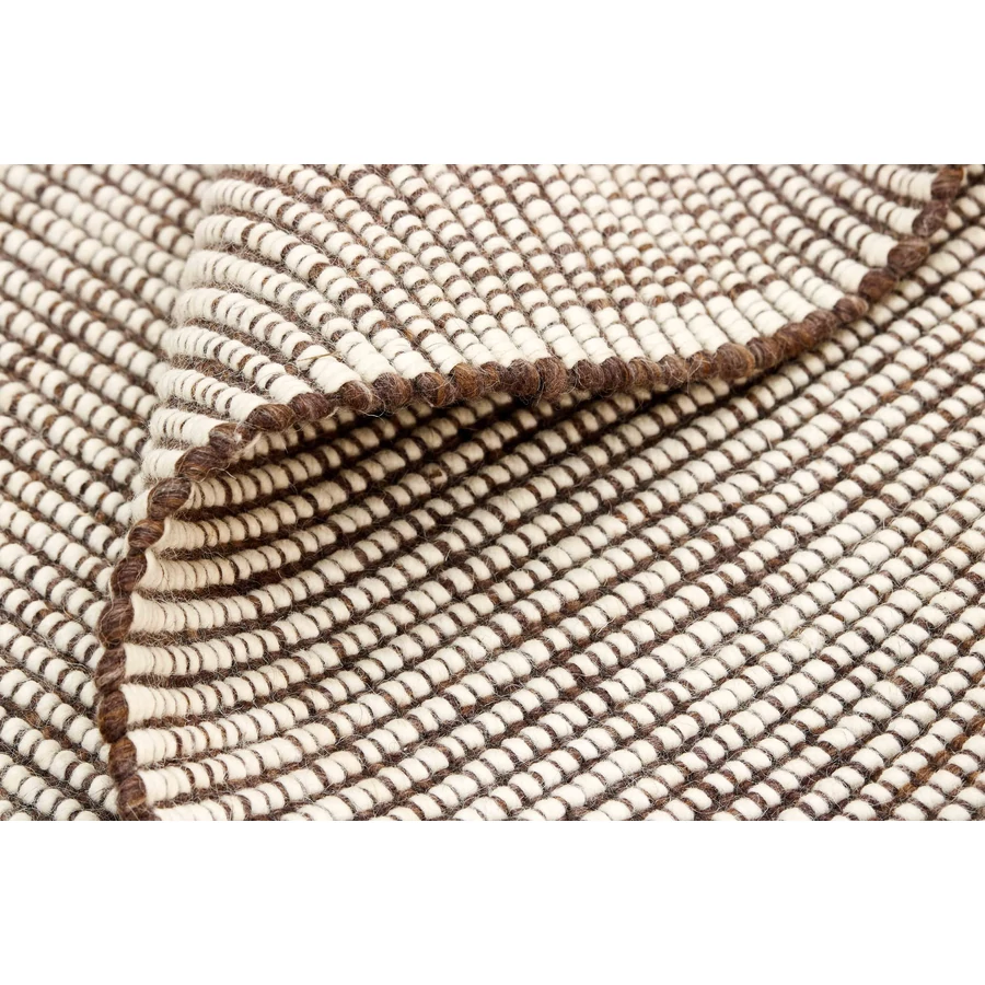 Gyapjú szőnyeg barna Nordic Flair 200 x 140 cm