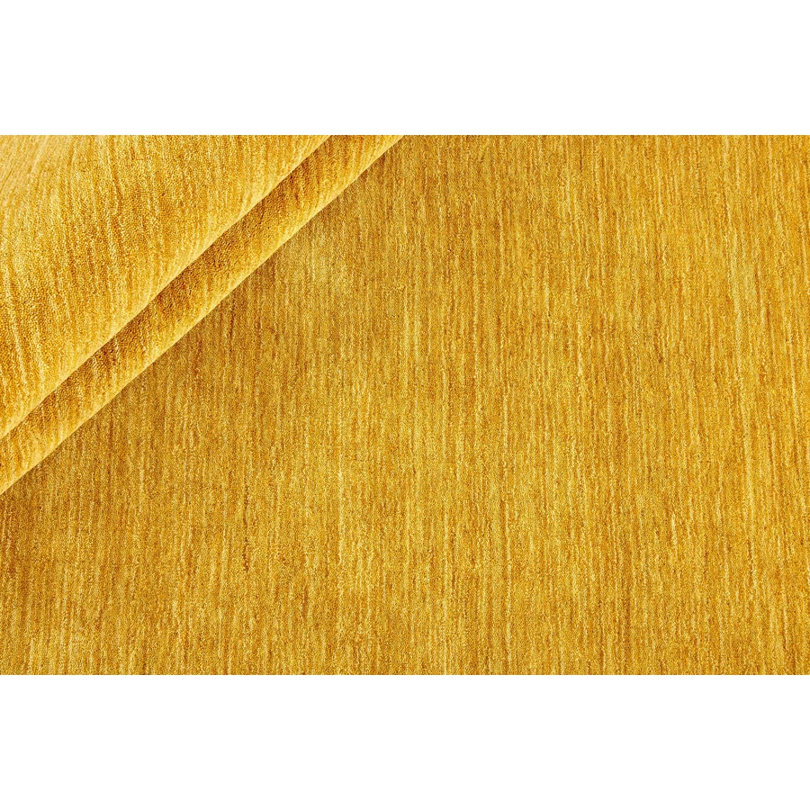 Aranysárga prémium gyapjú szőnyeg Panorama Uni 200 x 80 cm