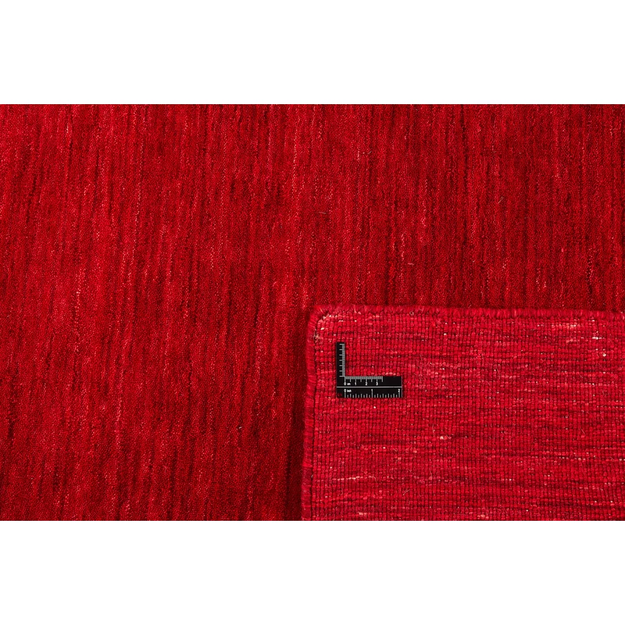 Piros prémium gyapjú szőnyeg Panorama Uni 300 x 80 cm