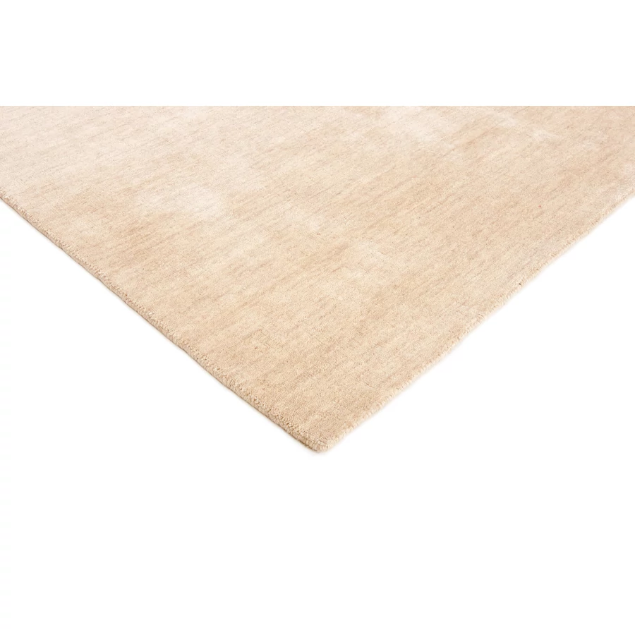 Fehér prémium gyapjú szőnyeg Panorama Uni 300 x 80 cm