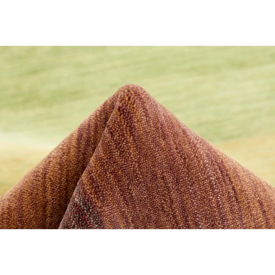 Sötét színes csíkos prémium gyapjú szőnyeg 250x350 cm