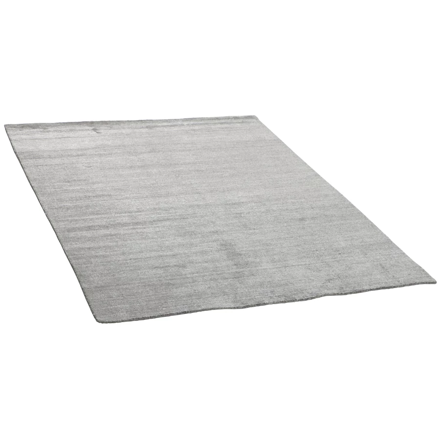 Acélszürke bambusz viszkóz szőnyeg 200x300 cm