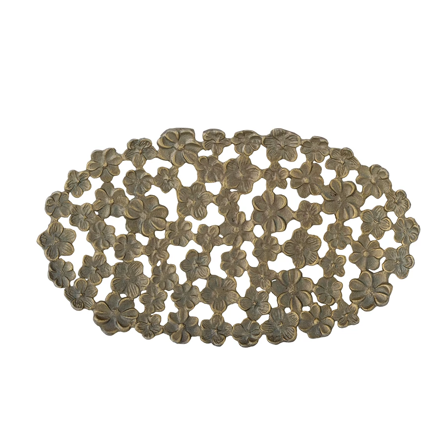 Arany színű dekor tálca