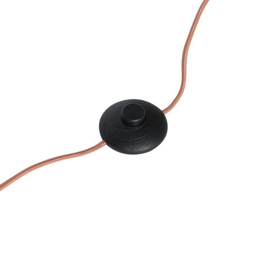 Barna görgős állólámpa 154 cm