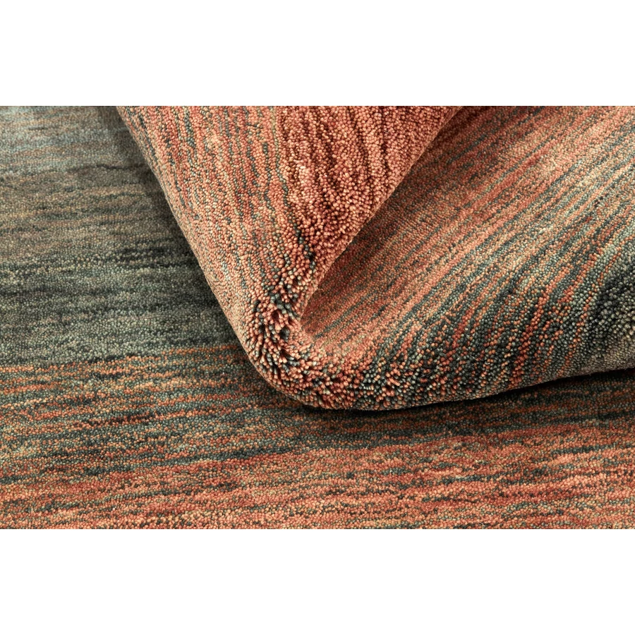 Barna színes prémium gyapjú szőnyeg 90x160 cm