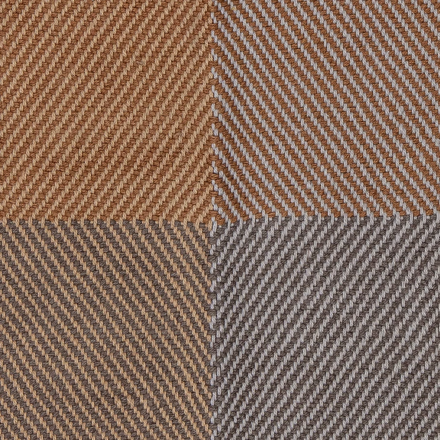 Barna szőtt skandináv juta szőnyeg 200x140 cm