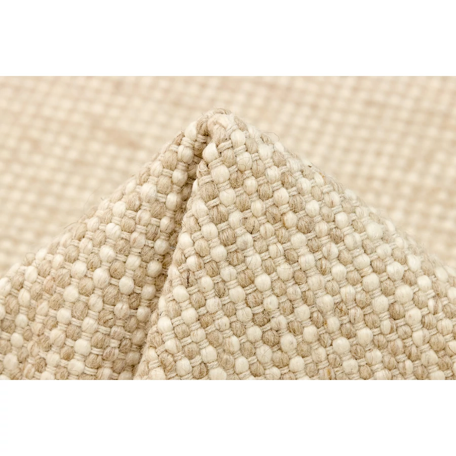 Bézs színű prémium gyapjú szőnyeg 240x170 cm