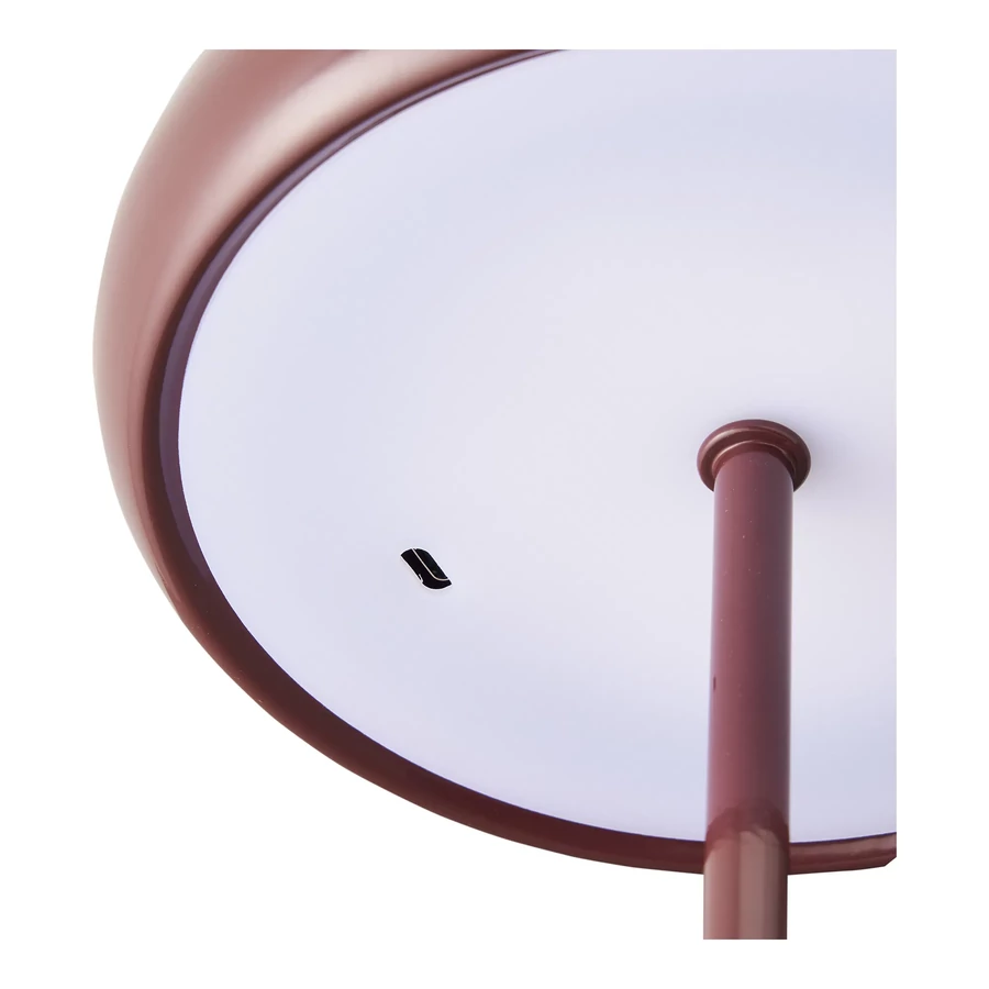 Bordó LED asztali lámpa