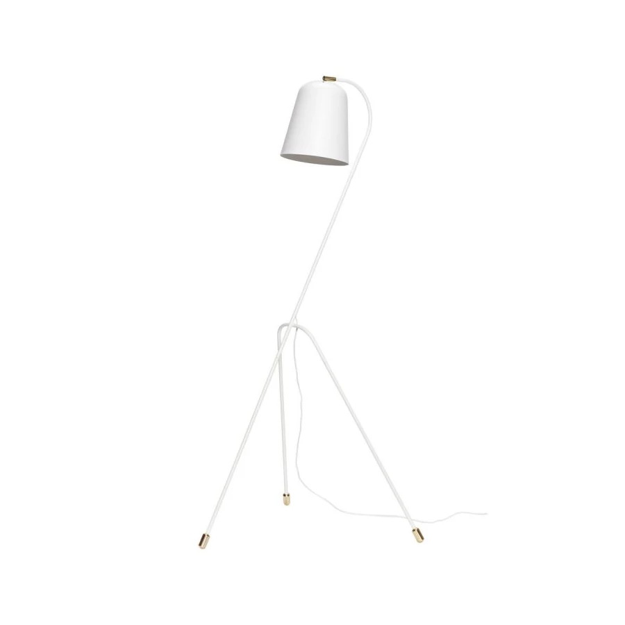 Elegáns fehér állólámpa 156 cm