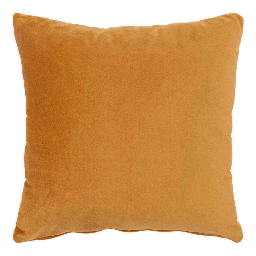 Elegáns sárga bársony párna 40x40 cm 2 db