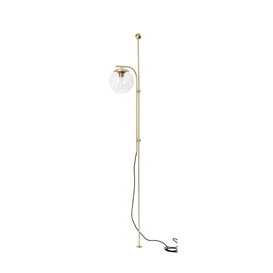 Elegáns sárgaréz állólámpa 182 cm