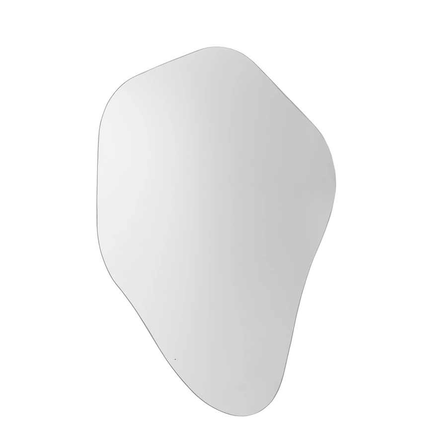 Ezüst szélű organikus tükör