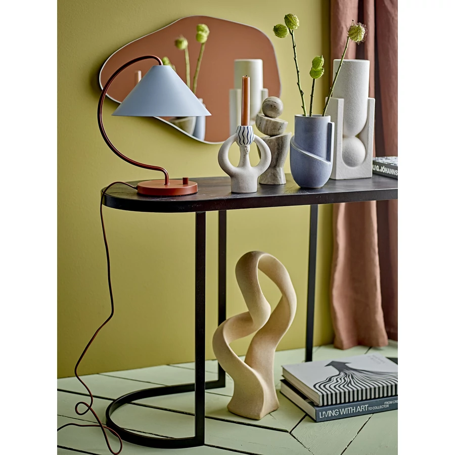 Ezüst szélű organikus tükör