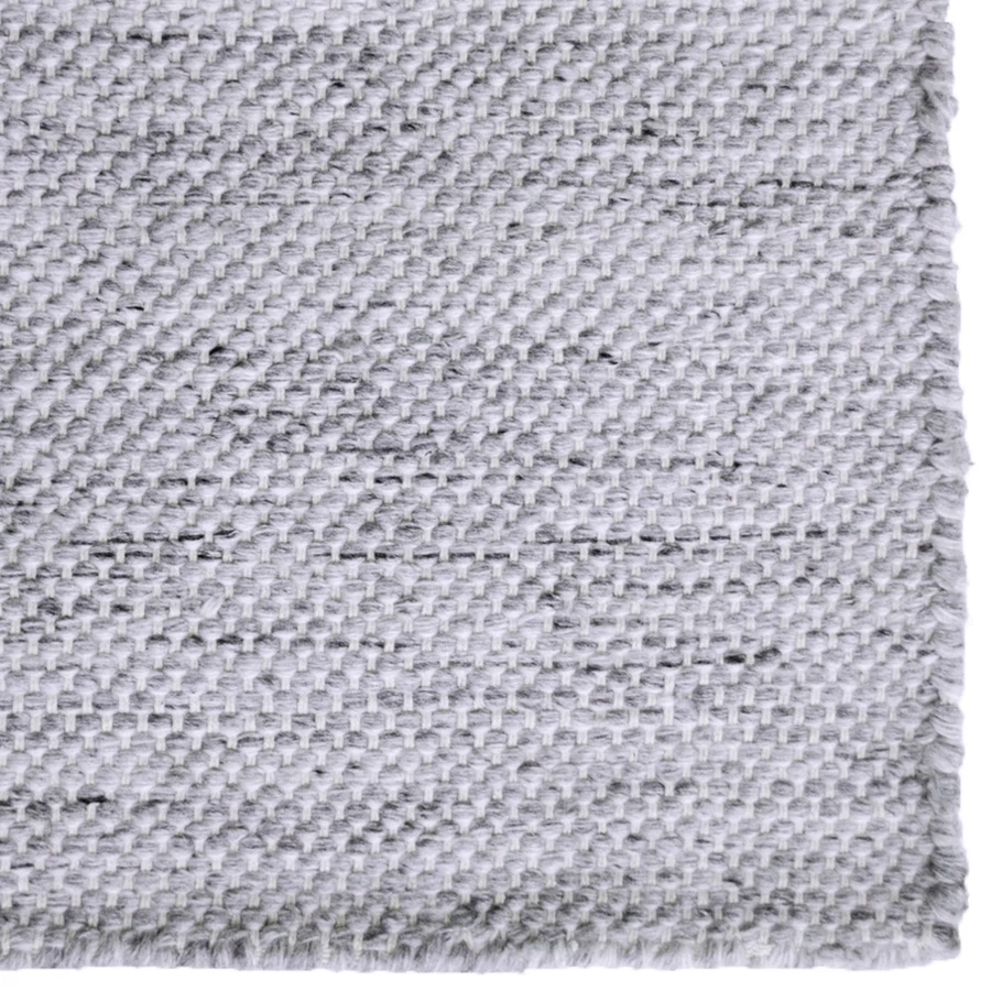 Ezüstszürke kézzel szőtt szőnyeg 230x160 cm