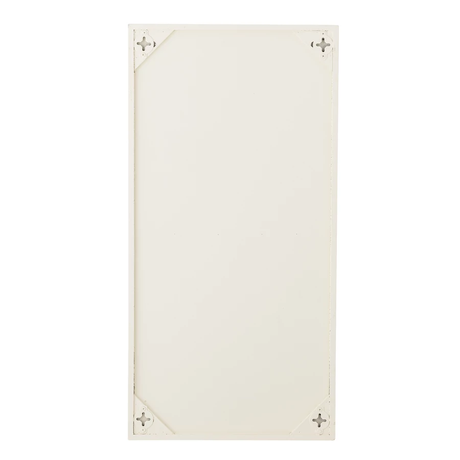 Fehér és bordó fali polc