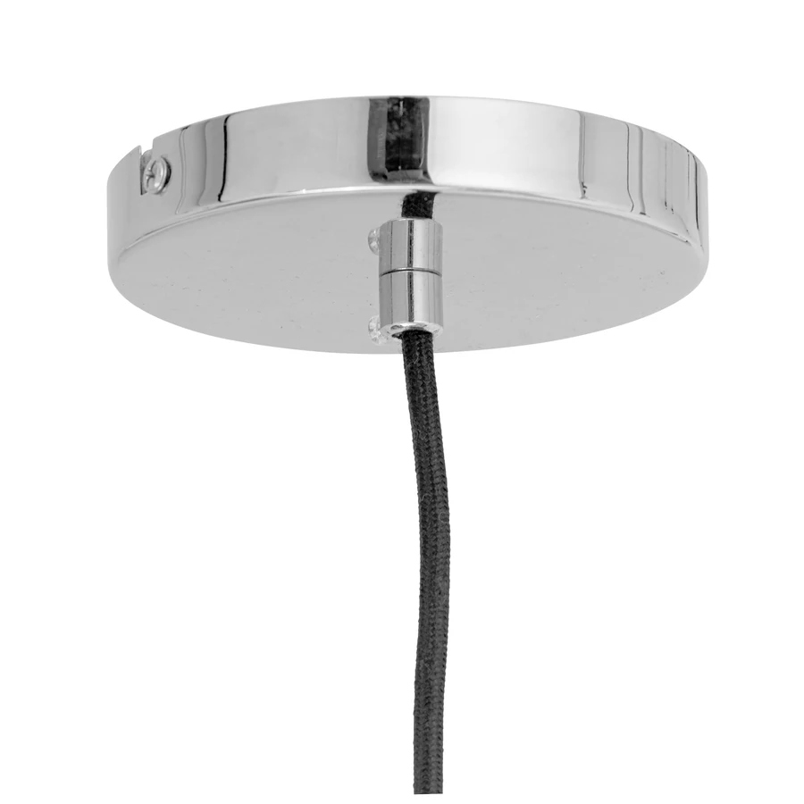 Fehér hosszúkás függőlámpa 28 cm