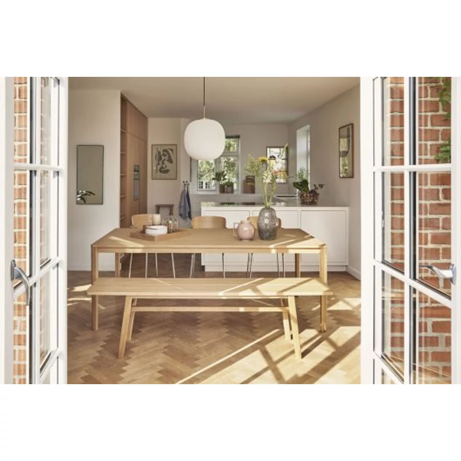 Fehér matt bordázott függőlámpa 42 cm