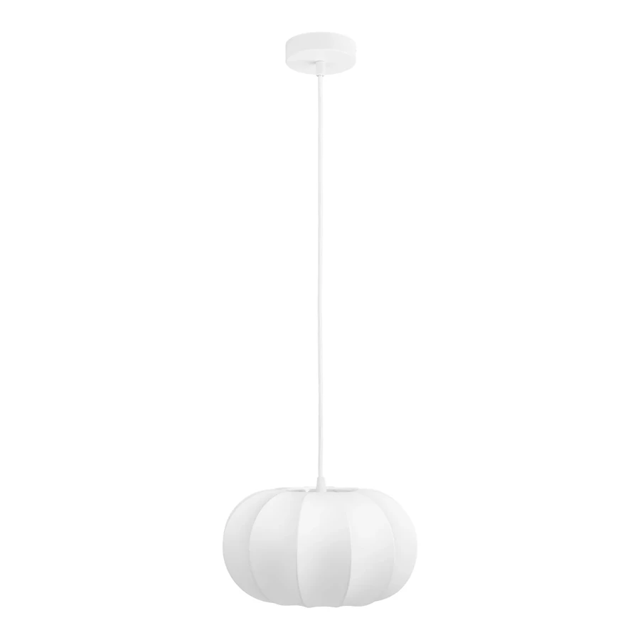 Fehér skandináv stílusú függőlámpa 28 cm