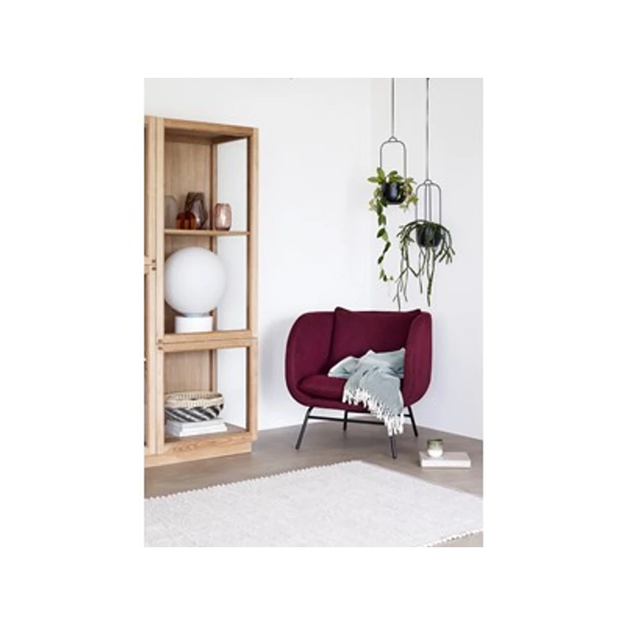 Fekete függő kaspó szett 2 db