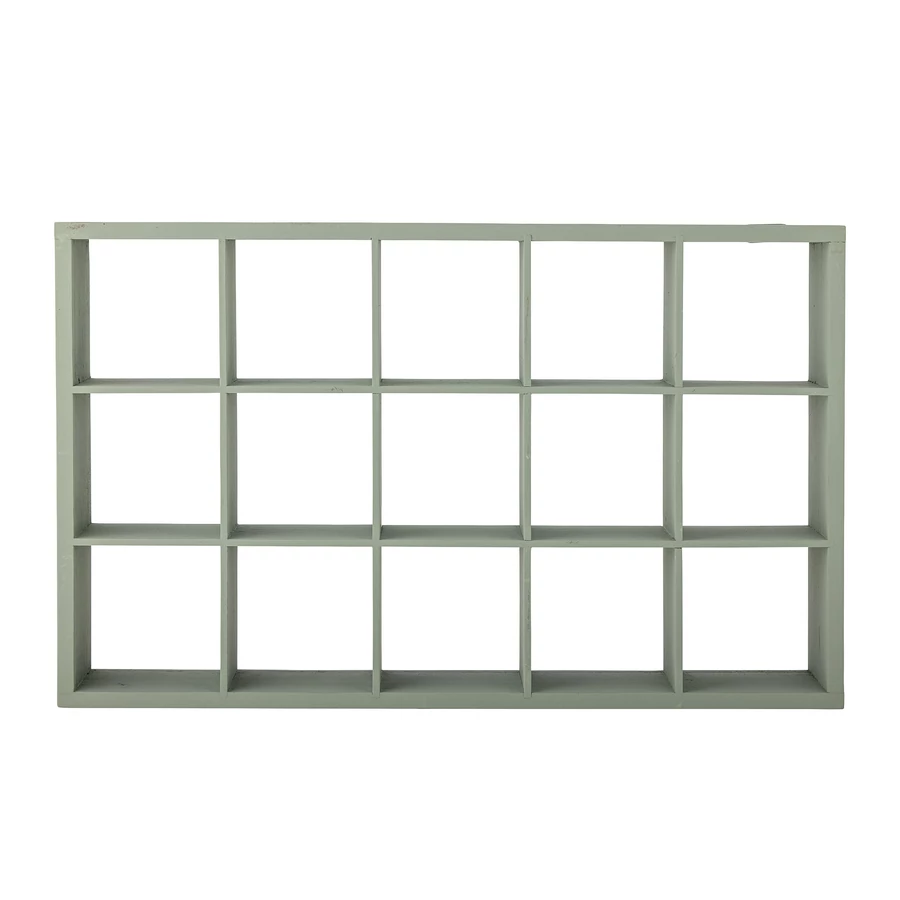 Halványzöld fali tároló