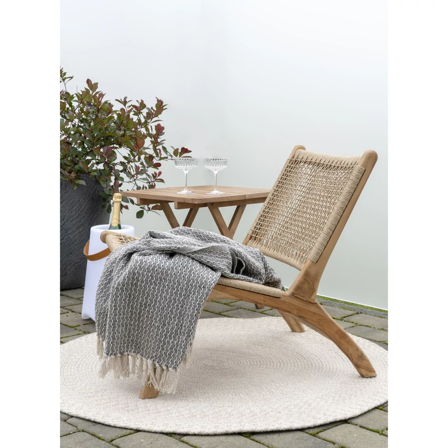 Homok színű szőnyeg újrahasznosított anyagból 120 cm