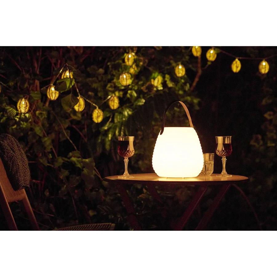 Hordozható LED kültéri lámpa 21 cm