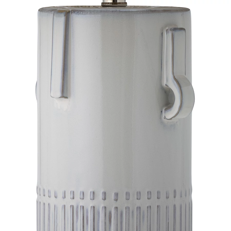 Juta és kő magas asztali lámpa